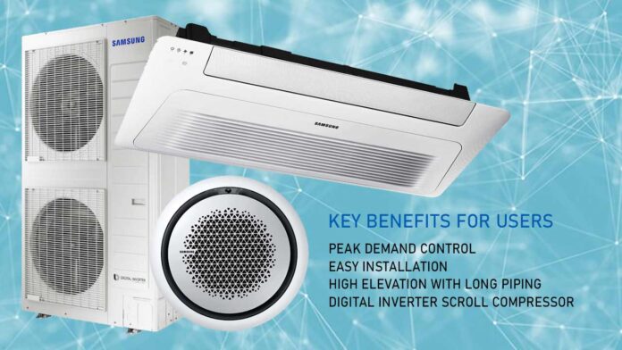 Samsung Launches New Wi Fi Enabled Range Of Compact Vrf Air Conditioning System 