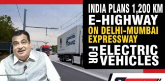 india plans 1200 km e highway on delhi mumbai expressway for electric vehicles