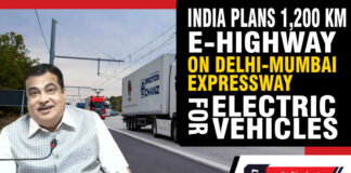 India plans 1,200 km e-highway on Delhi-Mumbai Expressway for electric vehicles