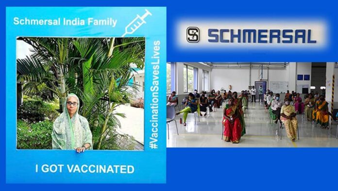 schmersal india organises covid 19 vaccination drive for its employees and family members