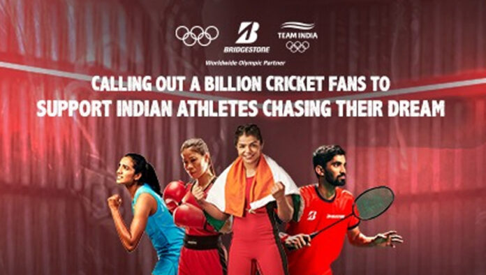 bridgestone india joins sindhu mary kom and mane in wishing indian olympic contingent