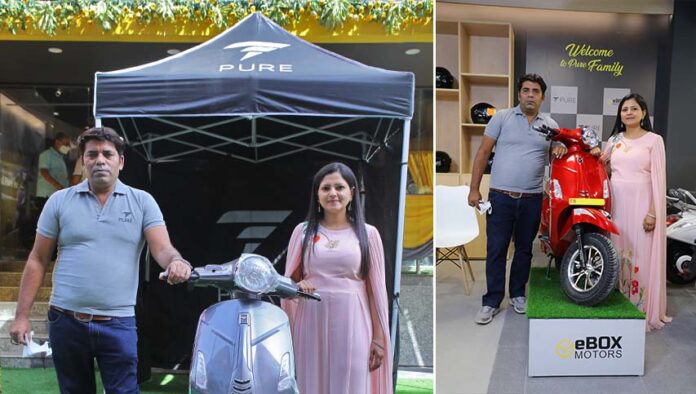 hyderabad based start up pure ev opens its first dealership showroom in delhi