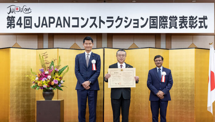 toshiba bags japan construction international award government