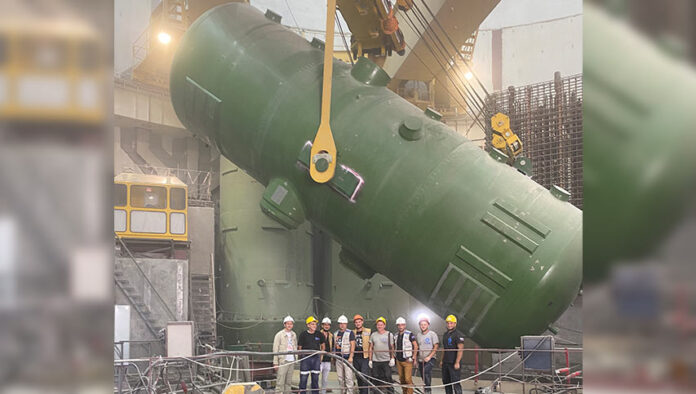 steam generators have been installed at rooppur npp power unit 1