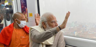 pm modi inaugurates kanpur metro