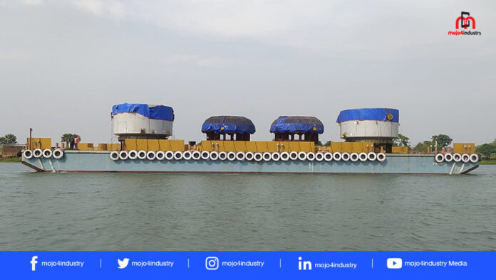 tata steel uses inland waterways transport machinery for its kalinganagar plant