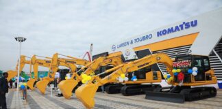 l&t komatsu scania showcase biofuel compatible equipment excon