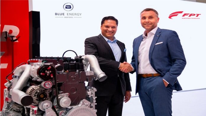 fpt industrial acquires minority stake in blue energy motors