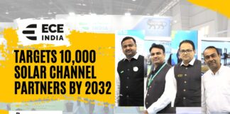 ece india targets 10,000 solar channel partners 2032