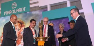 dr. harald marquardt, chief executive officer of the marquardt group, and mr. vishal narvekar, managing director of marquardt india pvt. ltd.