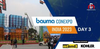 bauma conexpo india 2023 show daily day three highlights