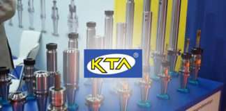 kta spindle showcases slimmest hydraulic toolholders at imtex