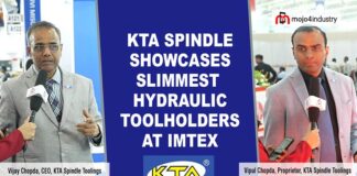 kta spindle showcases slimmest range of hydraulic toolholders at imtex