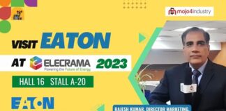 visit eaton at elecrama 2023 hall 16 stall a 20 rajesh kumar