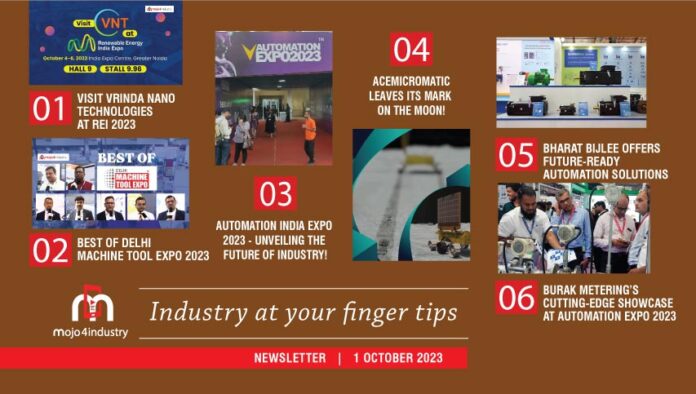 mojo4industry newsletter industrial news updates 01 october 2023