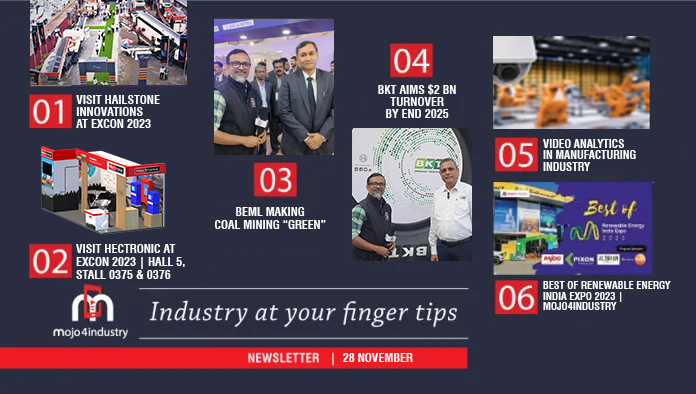 mojo4industry newsletter industrial news media updates 29 november 2023