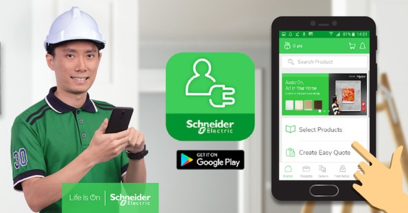 schneider electric bags asian technology excellence award for myschneider electrician app