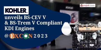 kohler unveils bs cev v bs trem v compliant kdi engines at excon 2023