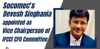 socomecs devesh singhania appointed as vice chairperson of ifcci cfo committee (1)