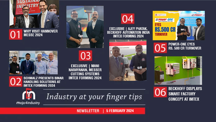 mojo4industry newsletter industrial news media updates 05 february 2024