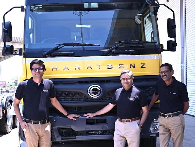 daimler india cv achieves best ever sales in 2023 my24 bharatbenz trucks to drive growth in 2024