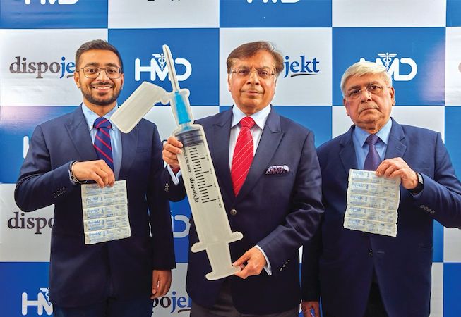 hmd launches dispojekt safety needle syringes to curb needle stick injuries