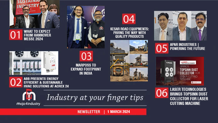 mojo4industry newsletter industrial news media updates 01 march2024