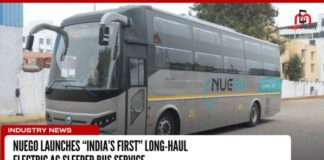 nuego launches indias first long haul electric ac sleeper bus service