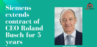 Siemens extends contract of CEO Roland Busch for 5 years