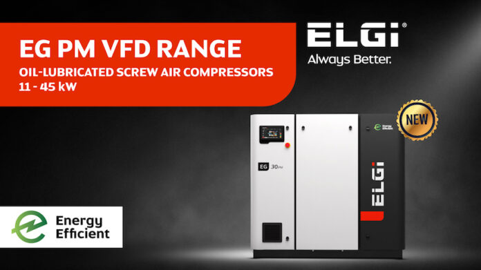 elgi upgrades its eg series oil lubricated screw air compressors