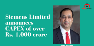 siemens limited announces capex of over rs 1000 crore