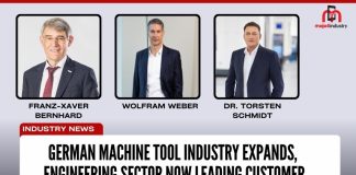 German Machine Tool Industry Expands, Engineering Sector Now Leading Customer