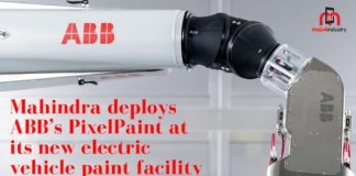 mahindra deploys abbs pixelpaint at its new electric vehicle paint facility