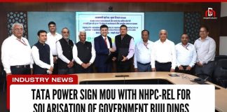 Tata Power sign MoU with NHPC-REL for Solarisation of Government Buildings