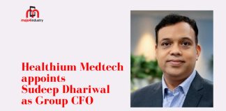 healthium medtech appoints sudeep dhariwal as group cfo