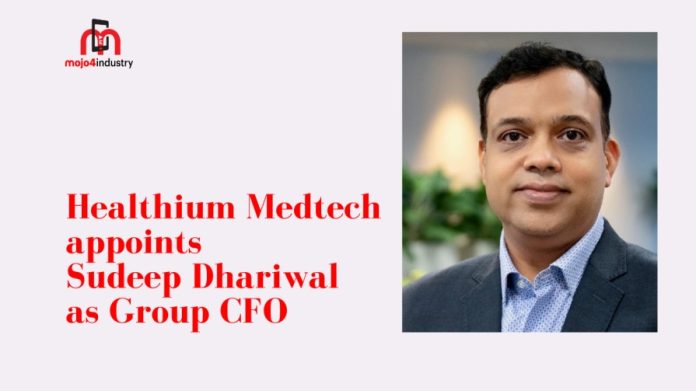 healthium medtech appoints sudeep dhariwal as group cfo