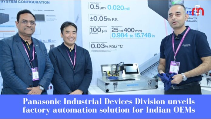 panasonic industrial devices division unveils factory automation solution for indian oems