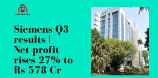 siemens q3 results net profit rises 27 to rs 578 cr