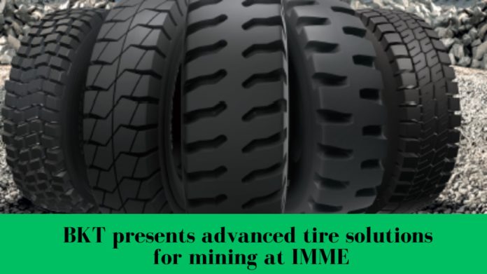 bkt to present advanced tire solutions for mining at imme