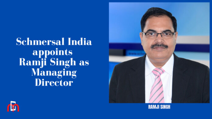 schmersal india appoints ramji singh as managing director